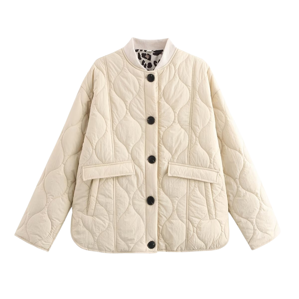 Chaqueta Acolchada Julia | Interior Animal Print