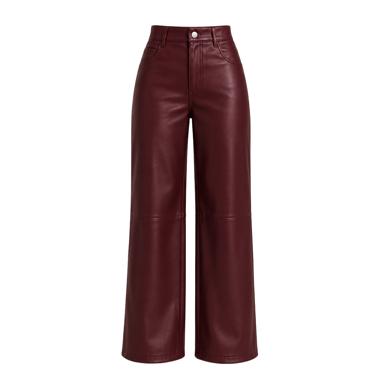 Pantalón Efecto Cuero Julia | Pierna Ancha