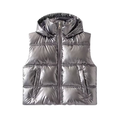 Puffer Julia Metalizado sin mangas