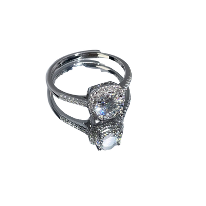 Anillo Julia | Solitario Moissanita 1 Quilate