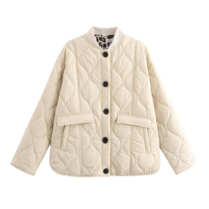 Chaqueta Acolchada Julia | Interior Animal Print